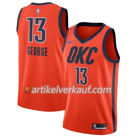 NBA Oklahoma City Thunder Trikot Paul George 13 2018-19 Nike Orange Swingman - Herren